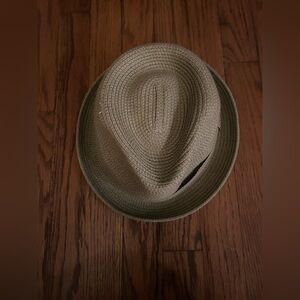 Country Gentleman Men’s Sz Large Light Green Straw Beachy Summery Fedora